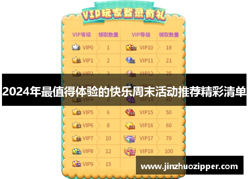 2024年最值得体验的快乐周末活动推荐精彩清单